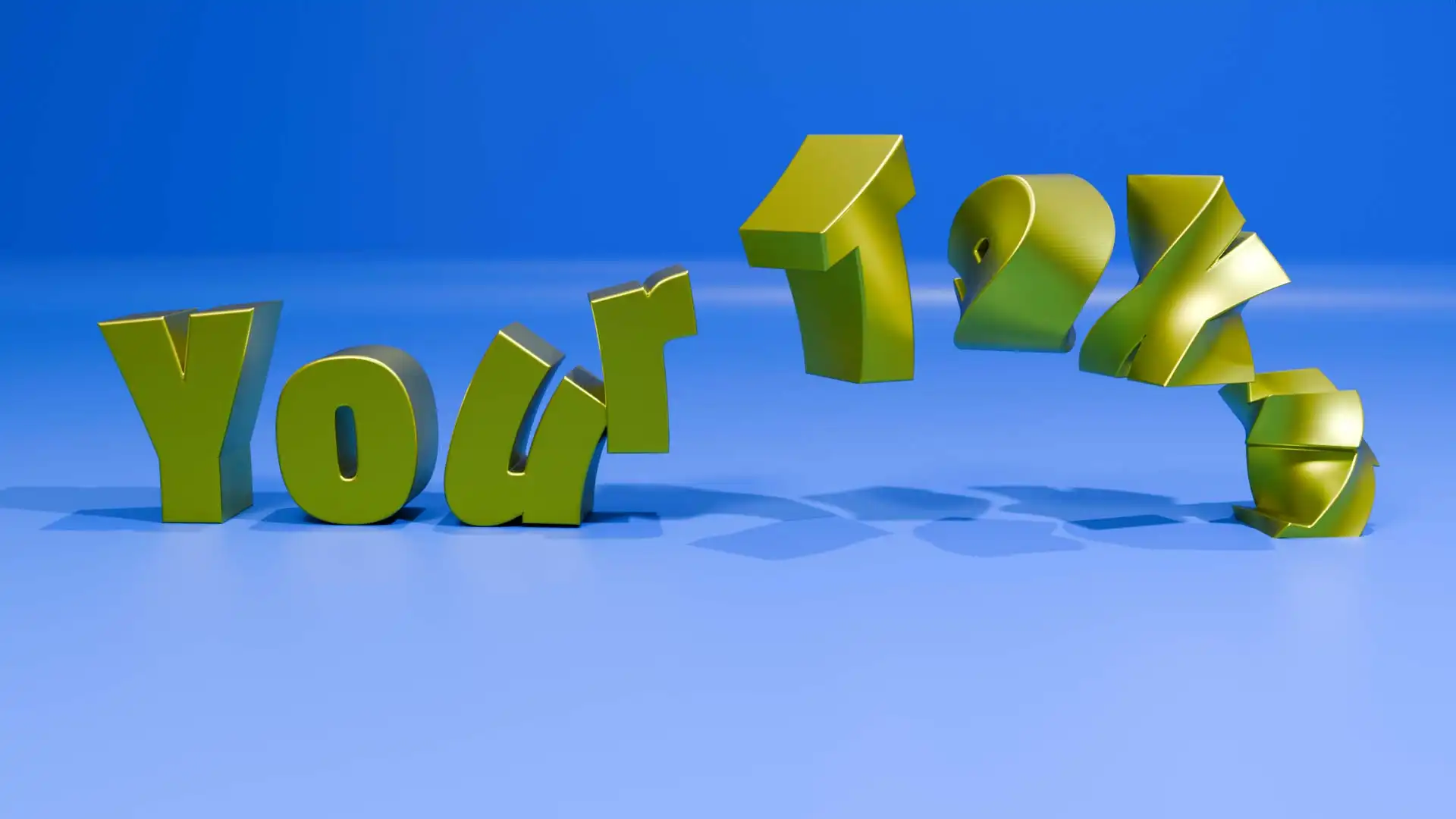 Bounce In Text - Blender Effect