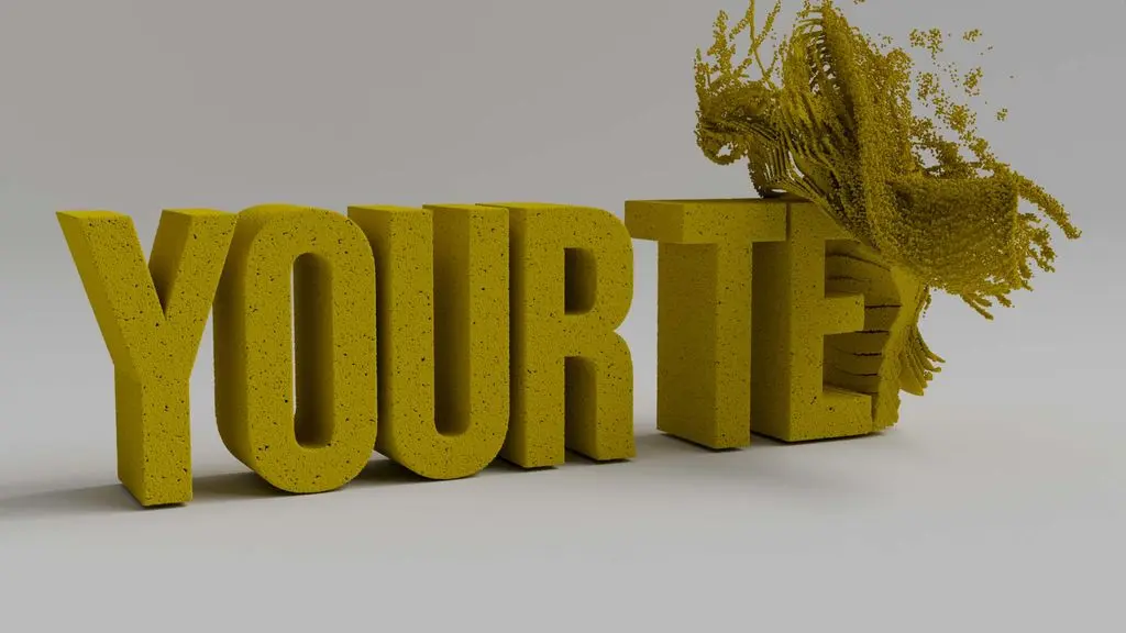 Particles Dissolve - Blender Effect