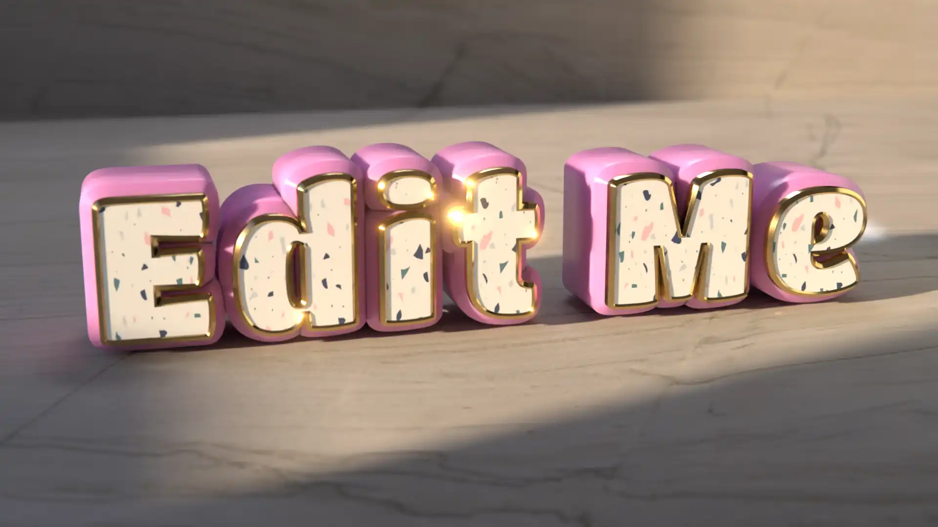 Bevelled Text - Blender Effect